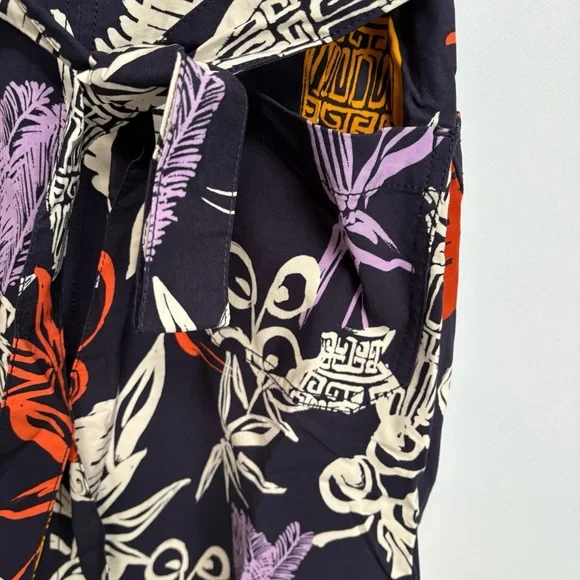 NWT Anthropologie Maeve Short-Sleeve Linen Tie-Waist Midi Dress XS - Picture 13 of 17